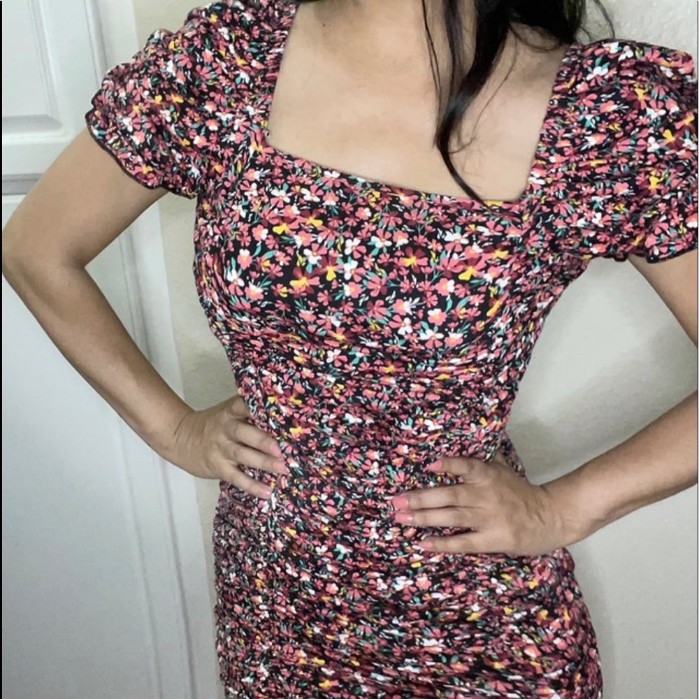Body on floral dress